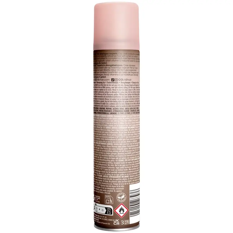 Colab Dark Colour Correcting Dry Shampoo, 200 gr